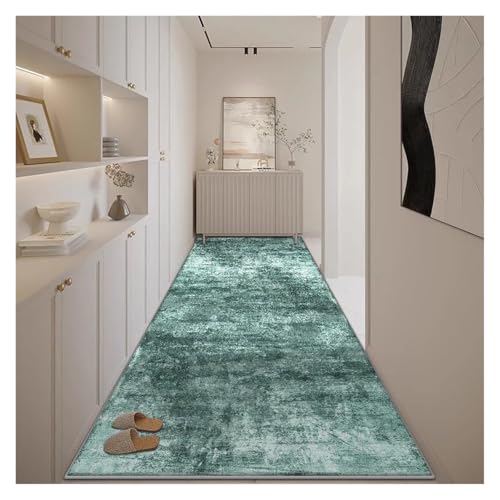 MKLHAVB Flurteppich, leicht, luxuriös, abstrakt, Läufer, Teppiche, Zuhause, Wohnzimmer, Flur, Bodenmatte, Tür, leicht zu reinigen, Dekor-Teppiche(Color02,3.2x9.8ft(100x300cm)) von MKLHAVB