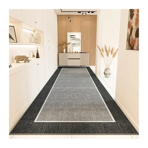 MKLHAVB Flurteppich Läufer Teppich Langer Korridor Bodenmatte Eingangsfußmatte Großflächige Türmatten rutschfeste Wohnkultur(Color07,80x200cm) von MKLHAVB