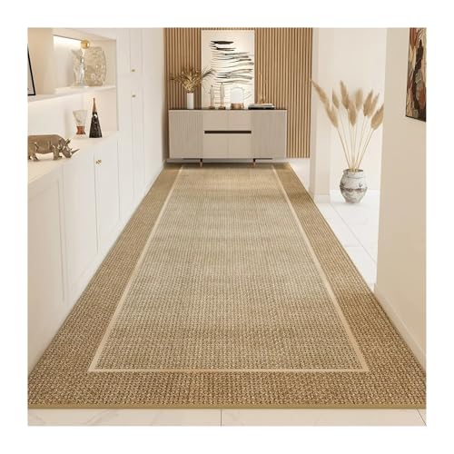 MKLHAVB Flurteppich Läufer Teppich Langer Korridor Bodenmatte Eingangsfußmatte Großflächige Türmatten rutschfeste Wohnkultur(Color09,80x200cm) von MKLHAVB
