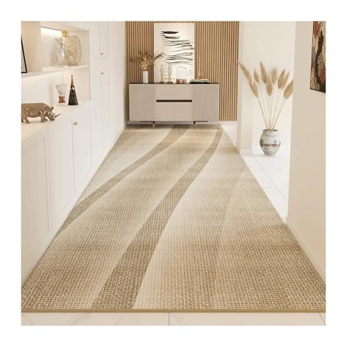 MKLHAVB Flurteppich Läufer Teppich Langer Korridor Bodenmatte Eingangsfußmatte Großflächige Türmatten rutschfeste Wohnkultur(Color10,100x240cm) von MKLHAVB
