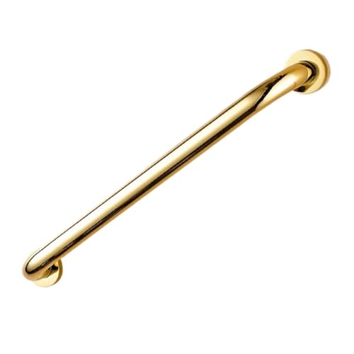 MKLHAVB Haltegriff Dusche Chrom-Gold-Roségold-Badezimmer-Armlehne, Badezimmer-Griff, Sicherheits-Haltegriff SicherheitshandläUfe FüR Das Badezimmer(Golden 45cm) von MKLHAVB