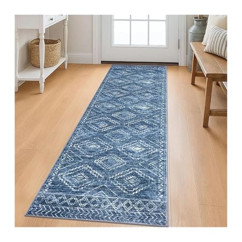 MKLHAVB Läuferteppich for Flurteppich, rutschfeste Fußmatten, weiche, maschinenwaschbare Teppiche, Korridor-Wohnkultur-Teppiche(Color06,100x300cm) von MKLHAVB