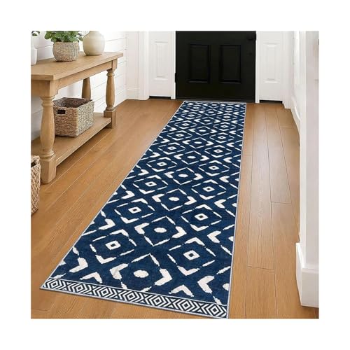 MKLHAVB Läuferteppich for Flurteppich, rutschfeste Fußmatten, weiche, maschinenwaschbare Teppiche, Korridor-Wohnkultur-Teppiche(Color07,100x300cm) von MKLHAVB