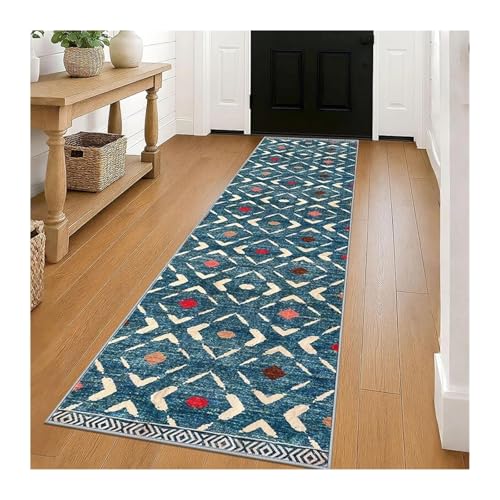 MKLHAVB Läuferteppich for Flurteppich, rutschfeste Fußmatten, weiche, maschinenwaschbare Teppiche, Korridor-Wohnkultur-Teppiche(Color09,100x300cm) von MKLHAVB
