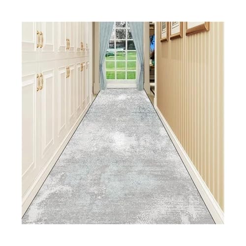 MKLHAVB Langer Flur-Teppichläufer, Flur, Durchgang, Zuhause, großer Teppich, Treppe, Bequeme, waschbare Bodenmatte(Color12,100x400cm 39.4x157in) von MKLHAVB