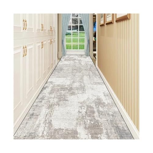 MKLHAVB Langer Flur-Teppichläufer, Flur, Durchgang, Zuhause, großer Teppich, Treppe, Bequeme, waschbare Bodenmatte(Color13,100x300cm 39.4x118in) von MKLHAVB
