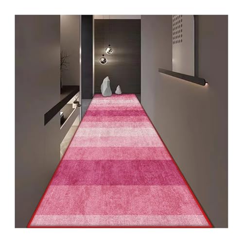 MKLHAVB Langer Flurteppich im modernen Stil, Rutschfester Flurläufer, leicht zu reinigende Flurteppiche, waschbare Fußmatte for den Eingangsbereich der Veranda(Color05,60x400cm 23.6x157in) von MKLHAVB