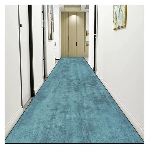 MKLHAVB Leichter Luxus-Langkorridor-Teppich, einfarbig, abstrakt, for den Flur, Läufer, Moderne Flurmatte, for das Schlafzimmer(Color04,80x200cm 31.5x78.7in) von MKLHAVB