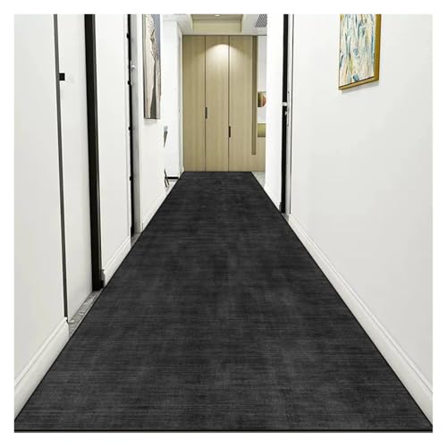 MKLHAVB Leichter Luxus-Langkorridor-Teppich, einfarbig, abstrakt, for den Flur, Läufer, Moderne Flurmatte, for das Schlafzimmer(Color08,100x400cm 39.4x157in) von MKLHAVB