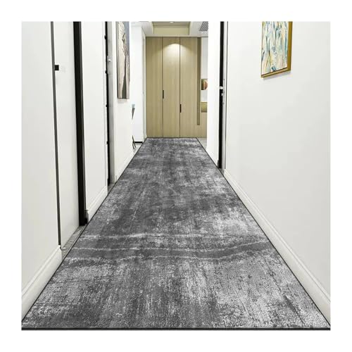 MKLHAVB Leichter Luxus-Langkorridor-Teppich, einfarbig, abstrakt, for den Flur, Läufer, Moderne Flurmatte, for das Schlafzimmer(Color10,60x300cm 23.6x118in) von MKLHAVB