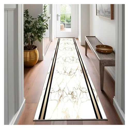 MKLHAVB Luxus Langer Flur Teppichläufer 60x200 rutschfeste Flurteppiche Hotelzimmer Treppen Fußmatten Hochzeit(Color03,Custom Contact us) von MKLHAVB