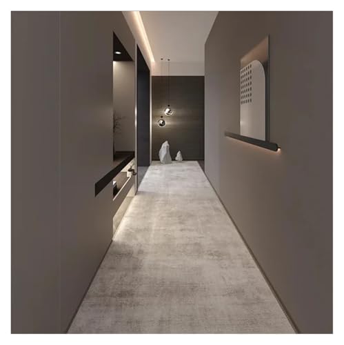 MKLHAVB Modernes Design Gang Teppich Langläufer Hotel Eingang Flur Korridor Treppe rutschfeste Matte Schlafzimmer Nachttisch Teppiche(Color04,80X800CM) von MKLHAVB