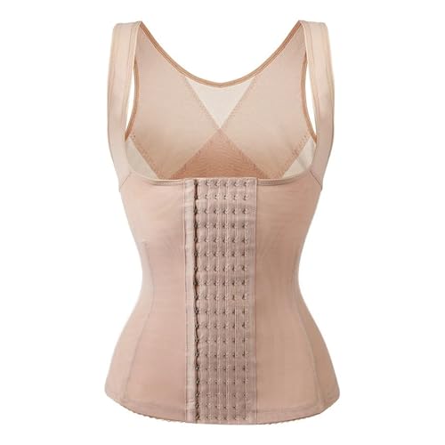 MKLHAVB Taillenkorsett Postpartale Hülle Bauch Top Trainer Shapewear Frauen Abnehmen Hülle Frau Flacher Bauch Taillentrainer(Beige,6XL) von MKLHAVB