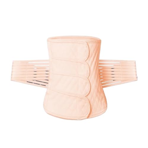 MKLHAVB Taillentrainer Body Shaper Shapewear Damen Bauchstraffungsgürtel Konturierendes Gummiband Postpartaler Bauchgürtel(Beige,L) von MKLHAVB