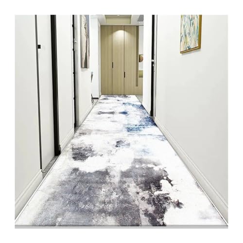 Moderne abstrakte Läufer Teppiche Licht Luxus Lange Korridor Teppich Zimmer Tür Halle Dekor Teppiche Home Wohnzimmer(Color03,1.9x13.1ft(60x400cm)) von MKLHAVB