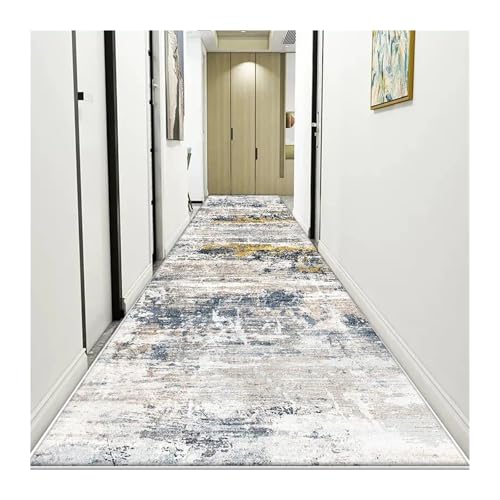 Moderne abstrakte Läufer Teppiche Licht Luxus Lange Korridor Teppich Zimmer Tür Halle Dekor Teppiche Home Wohnzimmer(Color05,3.2x6.5ft(100x200cm)) von MKLHAVB