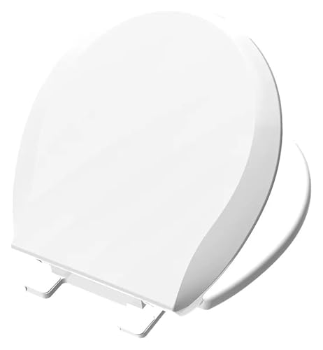 Toilettensitz, rund, Absenkautomatik, 41,9 cm, Toilettendeckel, langsam schließend, leise, kein Zuschlagen, einfache Installation und Entriegelung Toilettensitz, rund, Absenkautomatik, 41,9 cm, Toilettendeckel, langsam schließend, leise, kein Zuschlagen, einfache Installation und Entriegelung von MKLHAVB