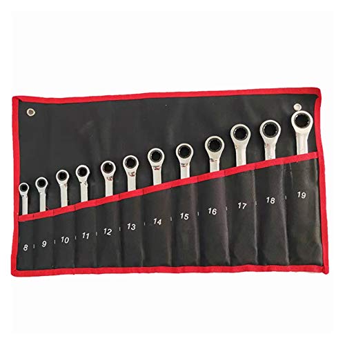 maulschlüssel Set WERA Ratschenkombinationsschlüssel Set Chrom Vanadium Stahlschlüssel Set Werkzeuge zur Reparatur eines Satzes (Color : 12 pcs Set) von MKLHAVB