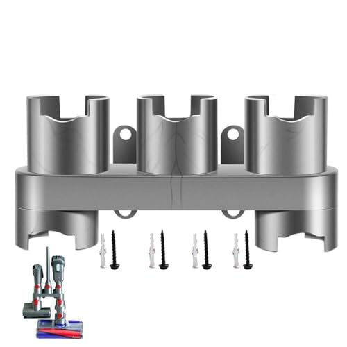 Kompatibel mit Dyson, V7 V8 V10 V11, Wandhalterung zur Aufbewahrung, Staubsauger-Werkzeug-Organizer mit Düsensockel und Bürstenclips for die Organisation in Garage, Werkstatt und Zuhause von MKLJHND