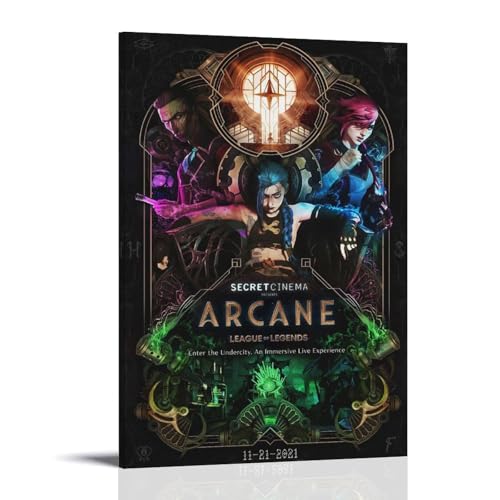 ArcanePoster Leinwand, klassische Dekoration, wasserdicht, verblassend, Wandkunst, universelle Dekoration, Malerei, Geschenk für Freund, Lehrer, 20 x 30 cm, Rahmenstil-20 von MKLYUA