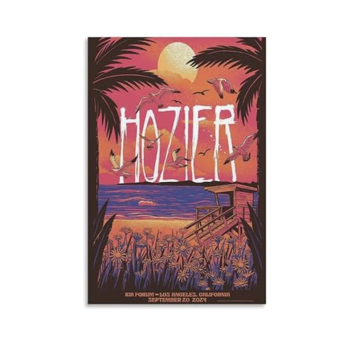 Hozier HozierPoster auf Leinwand, klassische Dekoration, wasserdicht, verblassend, Wandkunst, universelle Dekoration, Malerei, Geschenk für Freund, Lehrer, 20 x 30 cm, ungerahmt, 25 von MKLYUA