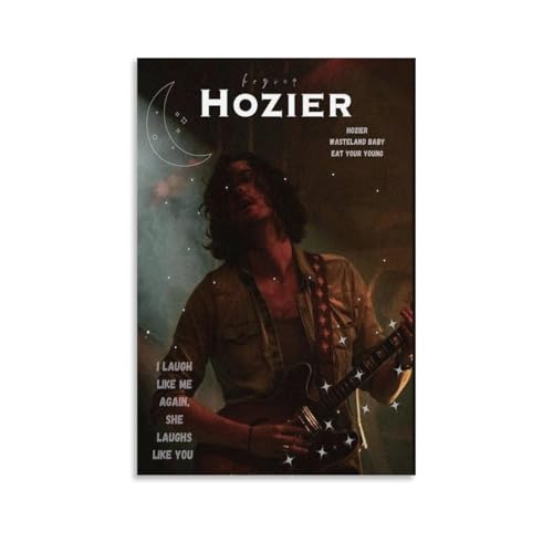 Hozier Wasteland Baby!Poster, Leinwand, klassische Dekoration, wasserdicht, verblassend, Wandkunst, universelle Dekoration, Gemälde, Geschenk für Freund, Lehrer, 20 x 30 cm, ungerahmt, 26 von MKLYUA