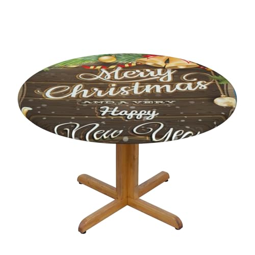 Tischdecke mit Vogelmotiv, bedruckt, rund, Durchmesser 122 cm, dekorativer Tischschutz für Küche, Esszimmer, Partys, Hochzeiten, Picknick von MKNAZ