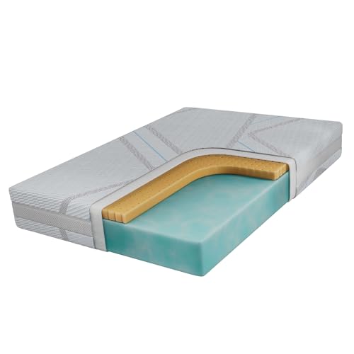 MKS MEBLE Schaummatratze mit Latex & Kaltschaum, punktelastisch & flexibel – für Seitenschläfer – Härtegrad H2 – ROVO (Bezug Lux, 180 x 200 cm) von MKS MEBLE