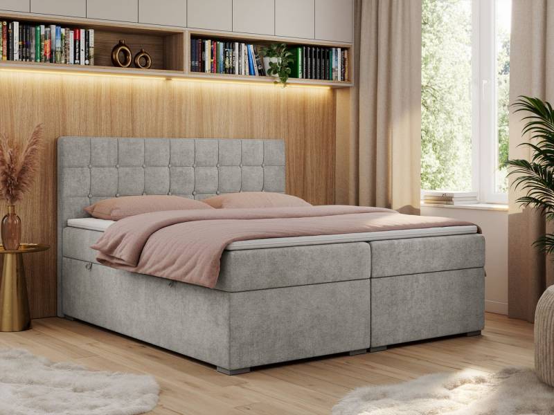 MKS MÖBEL Boxspringbett CARMEN (Set, Packung, T30-Schaum, Topper T25, Kopfstütze mit Knöpfen), Multipocket-Matratzen, Doppelbett, Polsterbett, Kopfstütze MKS MÖBEL Boxspringbett CARMEN (Set, Packung, T30-Schaum, Topper T25, Kopfstütze mit Knöpfen), Multipocket-Matratzen, Doppelbett, Polsterbett, Kopfstütze von MKS MÖBEL