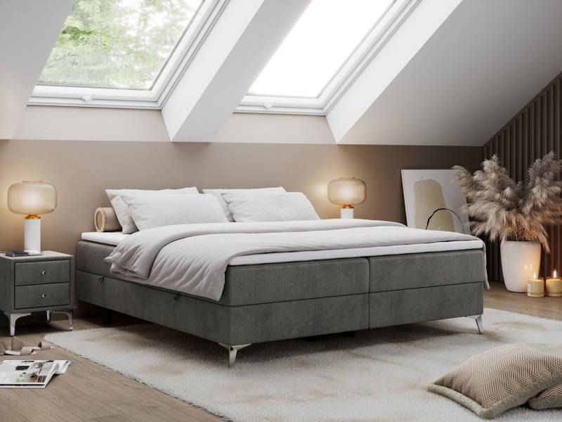 MKS MÖBEL Boxspringbett LESS (Set, Packung, T30-Schaum, Bettkästen, Doppelbett, Polsterbett), Doppelbett mit Multipocket-Matratzen, Topper, Modern MKS MÖBEL Boxspringbett LESS (Set, Packung, T30-Schaum, Bettkästen, Doppelbett, Polsterbett), Doppelbett mit Multipocket-Matratzen, Topper, Modern von MKS MÖBEL