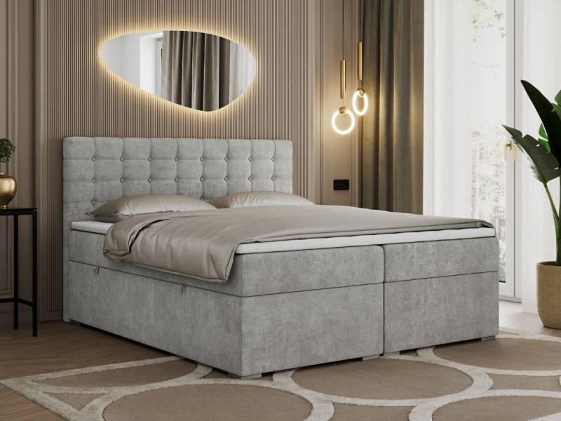 MKS MÖBEL Boxspringbett SUSAN (Set, Packung, H3-Matratze, 7 Härtezonen, T30-Schaum, Kopfteil mit Knöpfen), Doppelbett, Multipocket-Matratzen, Boxspringbett mit Bettkästen MKS MÖBEL Boxspringbett SUSAN (Set, Packung, H3-Matratze, 7 Härtezonen, T30-Schaum, Kopfteil mit Knöpfen), Doppelbett, Multipocket-Matratzen, Boxspringbett mit Bettkästen von MKS MÖBEL