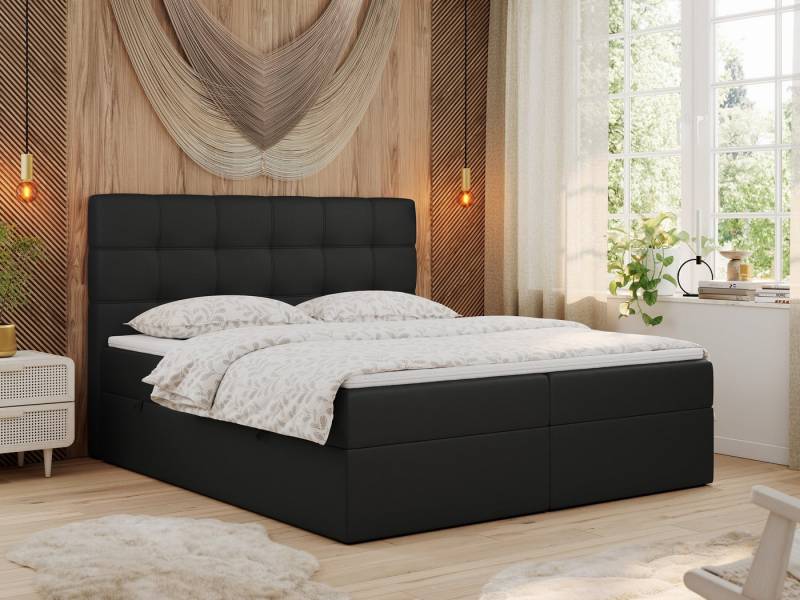 MKS MÖBEL Boxspringbett ERNI (Set, Packung, T30-Schaum, H3-Matratze, 7 Härtezonen, gesteppte Kopfstütze), mit Bettkästen, Doppelbett, Multipocket-Matratzen, Topper T25 MKS MÖBEL Boxspringbett ERNI (Set, Packung, T30-Schaum, H3-Matratze, 7 Härtezonen, gesteppte Kopfstütze), mit Bettkästen, Doppelbett, Multipocket-Matratzen, Topper T25 von MKS MÖBEL