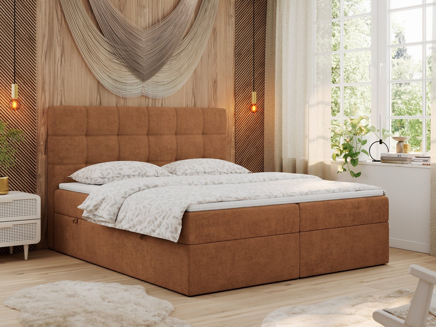 MKS MÖBEL Boxspringbett ERNI (Set, Packung, T30-Schaum, H3-Matratze, 7 Härtezonen, gesteppte Kopfstütze), mit Bettkästen, Doppelbett, Multipocket-Matratzen, Topper T25 MKS MÖBEL Boxspringbett ERNI (Set, Packung, T30-Schaum, H3-Matratze, 7 Härtezonen, gesteppte Kopfstütze), mit Bettkästen, Doppelbett, Multipocket-Matratzen, Topper T25 von MKS MÖBEL