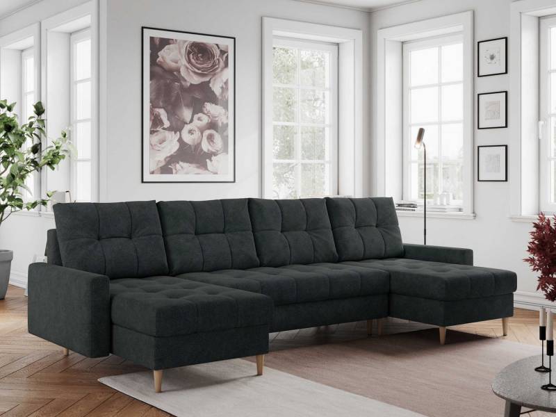 MKS MÖBEL Ecksofa COLIN U, Set, Schlafcouch, T30-Schaum, Bonellfedern, Ecksofa, mit Schlaffunktion, skandinavischer Stil, hohen Beinen MKS MÖBEL Ecksofa COLIN U, Set, Schlafcouch, T30-Schaum, Bonellfedern, Ecksofa, mit Schlaffunktion, skandinavischer Stil, hohen Beinen von MKS MÖBEL