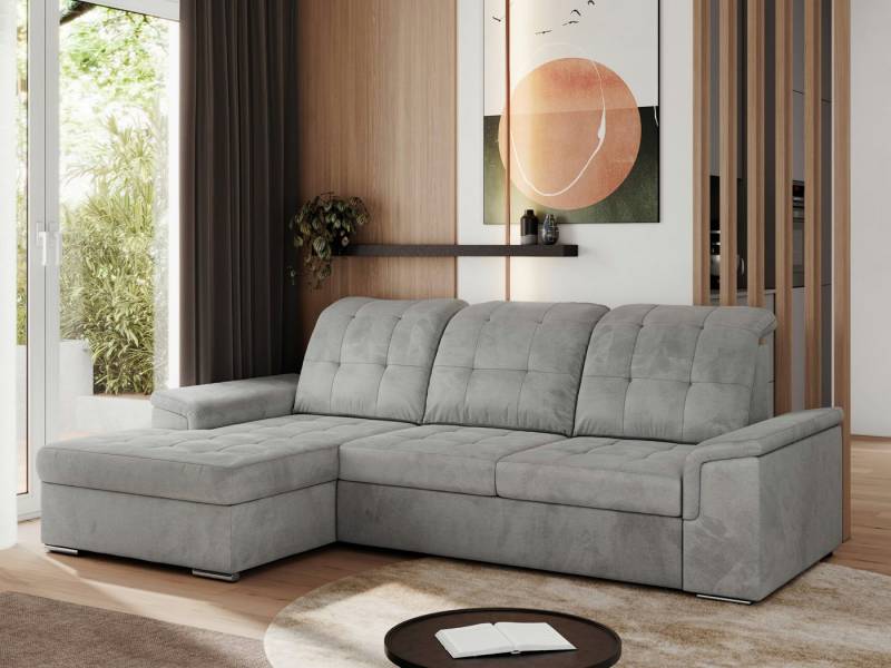 MKS MÖBEL Ecksofa MADRITO L, Set, Schlafsofa, Wellenfedern, T30-Schaum, Ecksofa L-Form, Schlaffunktion, Bettkasten, Verstellbare Kopfstützen MKS MÖBEL Ecksofa MADRITO L, Set, Schlafsofa, Wellenfedern, T30-Schaum, Ecksofa L-Form, Schlaffunktion, Bettkasten, Verstellbare Kopfstützen von MKS MÖBEL