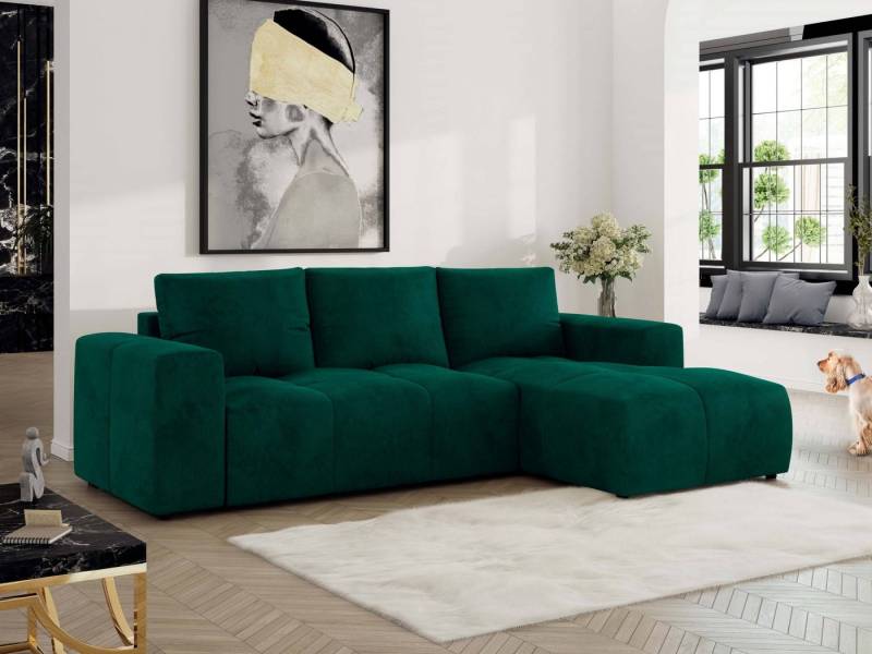 MKS MÖBEL Ecksofa MONIVA, Set, Gepolsterte Eckcouch, Wellenfedern, HR35-Schaum, L-form, Schlaffunktion, Bettkasten MKS MÖBEL Ecksofa MONIVA, Set, Gepolsterte Eckcouch, Wellenfedern, HR35-Schaum, L-form, Schlaffunktion, Bettkasten von MKS MÖBEL