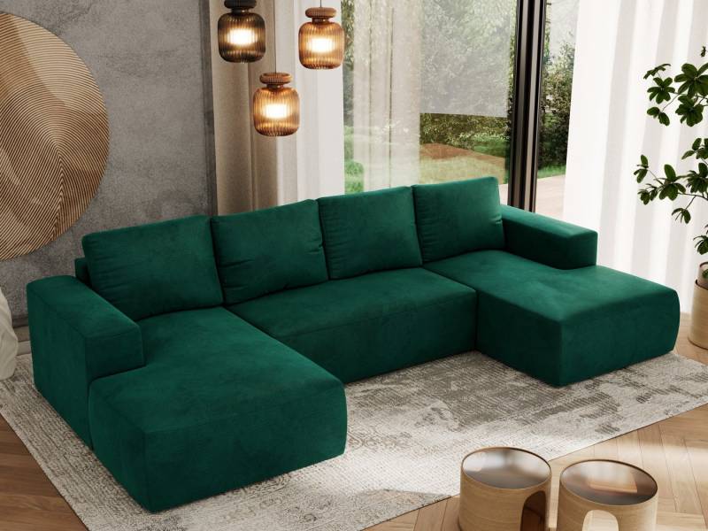MKS MÖBEL Ecksofa TRENTINO U, Set, Lose Kissen, Couch U-form, Schlaffunktion, Ecksofa U-Form, Schlafsofa mit Bettkasten, Wellenfedern MKS MÖBEL Ecksofa TRENTINO U, Set, Lose Kissen, Couch U-form, Schlaffunktion, Ecksofa U-Form, Schlafsofa mit Bettkasten, Wellenfedern von MKS MÖBEL