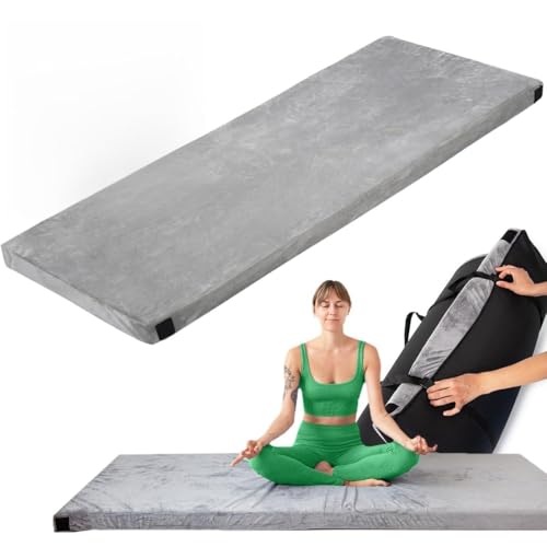 Campingmatratze 90x200 faltbar – Bequeme Bodenmatratze mit Memory Schaum für erholsamen Schlaf, ideal als Gästebett klappbar, Zelt Matratze oder Schlafmatte Camping, kompakt & bequem von MKS