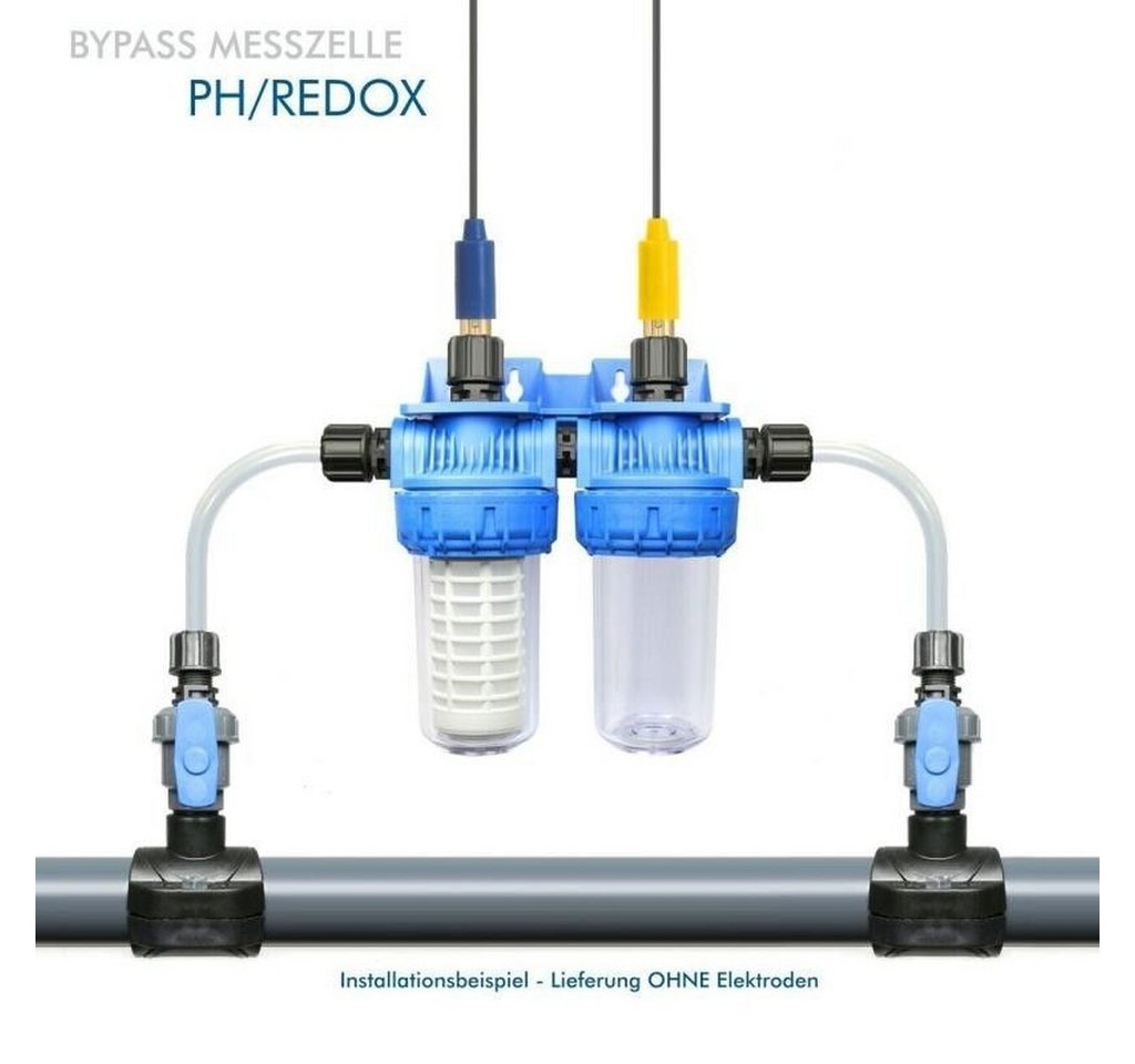 MKS Chlordosierer MKS Doppel-Bypass Messzelle / Elektrodenhalter-Set für 12mm Elektroden mit 50 mm ABS, (1-tlg) von MKS