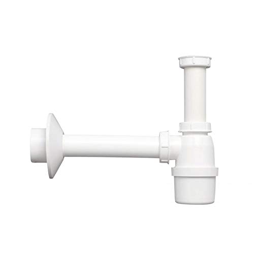 Anschluß-Set Röhren-Siphon Sifon Ablauf Abfluß Waschbecken Geruchsverschluß (Siphon DN32 Standard) von MKV