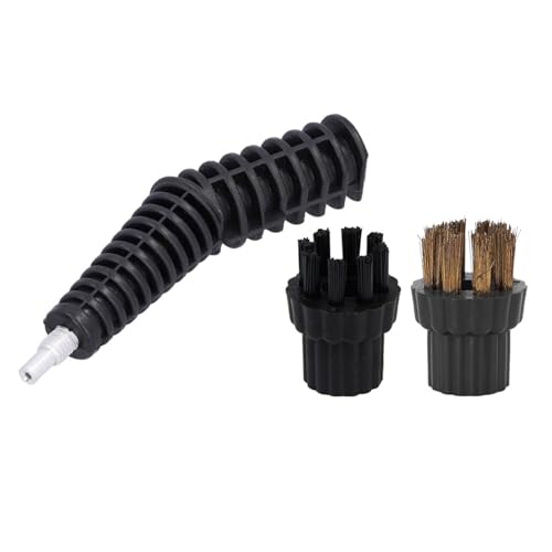 MKVAXR 2 stücke Dampf Reiniger Messing Pinsel Kopf Ersatz Teile Steam Mop X5 Ersatz Ersatzteile Zubehör Haushalts Kehrmaschine Dampfreiniger-Teile(B) von MKVAXR
