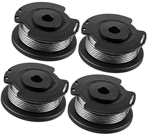 MKVAXR 4-teiliger Spulenlinienersatz for Bosch EasyGrassCut 18 23 26 18-230 18-260 18-26 Rasentrimmerteile Rasenmäherspule ersetzen von MKVAXR
