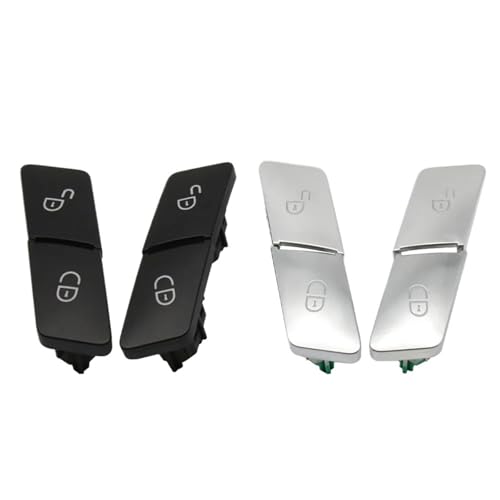MKVAXR Autoinnenraum Links Rechts Türschloss Öffnen Entriegelungsschalter Tasten, for Mercedes-Benz, W204 X204 W212 W207 W166 W463 W156 Autotür-Entriegelungsschalter(Black Left) von MKVAXR
