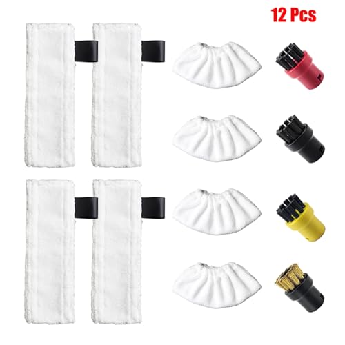 MKVAXR Easyfix SC2 SC3 SC4 SC5 Dampfreiniger Mikrofaserreiniger Wischpad Tuch Lappenbürste Ersatzteile Köpfe Tuch Zubehör Dampfreiniger-Teile(SET T) von MKVAXR