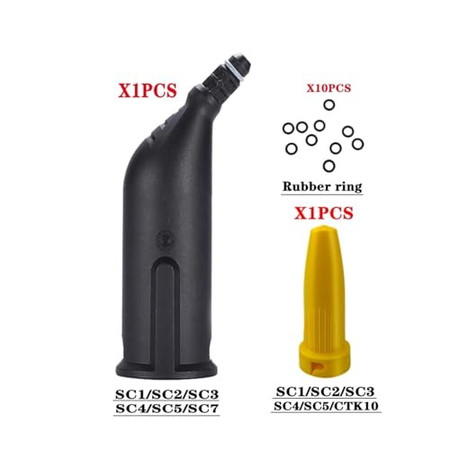 MKVAXR For Dampf Staubsauger SC2 SC3 SC7 CTK10 Leistungsstarke düse Reinigung Pinsel kopf Spiegel Werkzeug pinsel Ersatzteile Zubehör Dampfreiniger-Teile(Dark Khaki) von MKVAXR