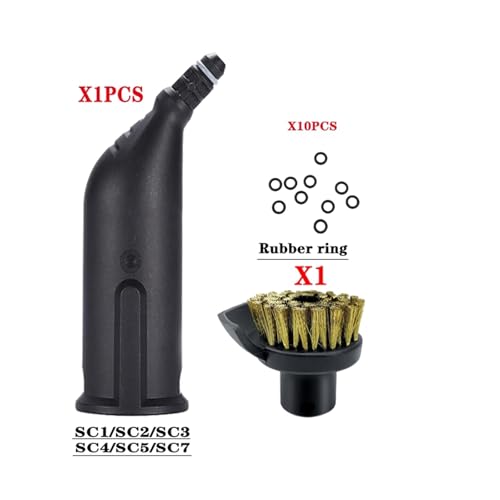 MKVAXR For Dampf Staubsauger SC2 SC3 SC7 CTK10 Leistungsstarke düse Reinigung Pinsel kopf Spiegel Werkzeug pinsel Ersatzteile Zubehör Dampfreiniger-Teile(Lavender) von MKVAXR