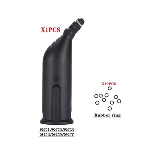 MKVAXR For Dampf Staubsauger SC2 SC3 SC7 CTK10 Leistungsstarke düse Reinigung Pinsel kopf Spiegel Werkzeug pinsel Ersatzteile Zubehör Dampfreiniger-Teile(Light yellow) von MKVAXR