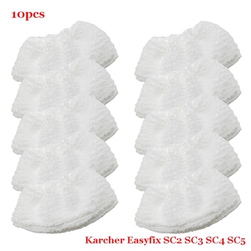 MKVAXR For Easyfix SC2 SC3 SC4 SC5 Dampf-Handreiniger Mikrofaser-Reiniger Wischpad Wischlappen Teile Moppköpfe Tuchzubehör Dampfreiniger-Teile(Set-4) von MKVAXR