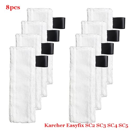 MKVAXR For Easyfix SC2 SC3 SC4 SC5 Dampf-Handreiniger Mikrofaser-Reiniger Wischpad Wischlappen Teile Moppköpfe Tuchzubehör Dampfreiniger-Teile(Set-7) von MKVAXR