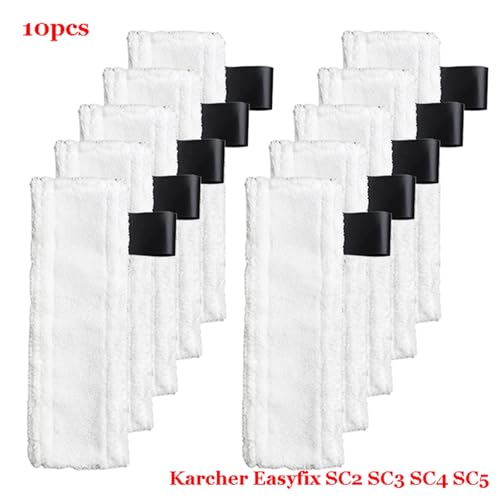 MKVAXR For Easyfix SC2 SC3 SC4 SC5 Dampf-Handreiniger Mikrofaser-Reiniger Wischpad Wischlappen Teile Moppköpfe Tuchzubehör Dampfreiniger-Teile(Set-8) von MKVAXR